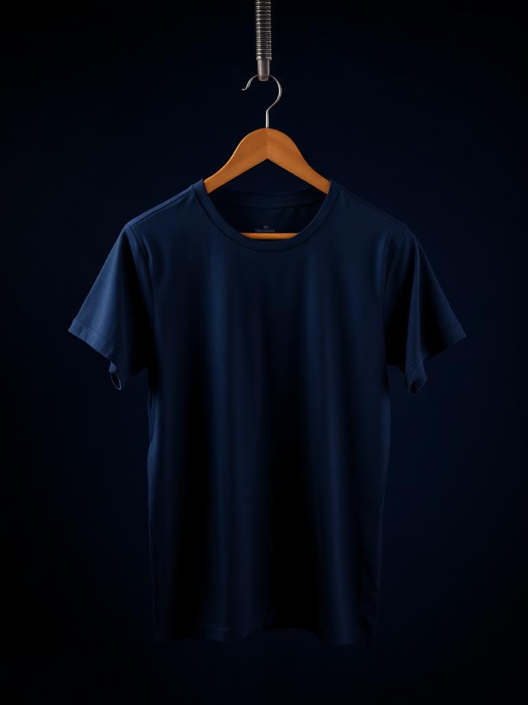 Navy Cotton Tee